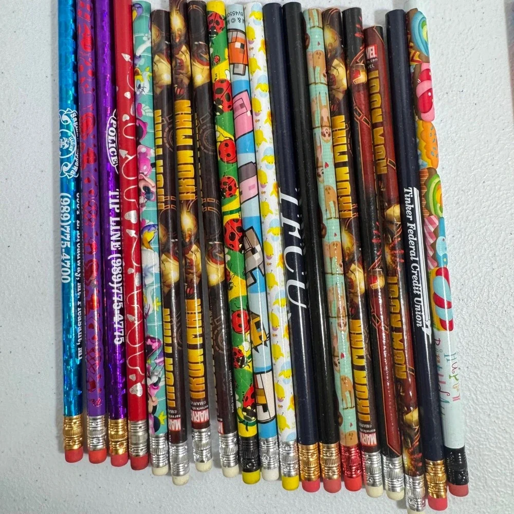 40*Pencils Custom Imprinted School Office Supplies Mixed‎
